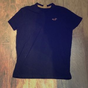 This is a navy blue Hollister top.